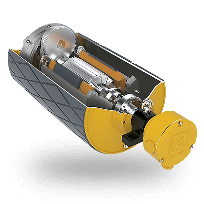 Bulk handling motorized pulleys from RULMECA 