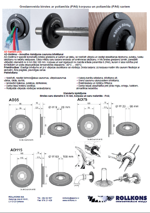 Brush ring catalogue