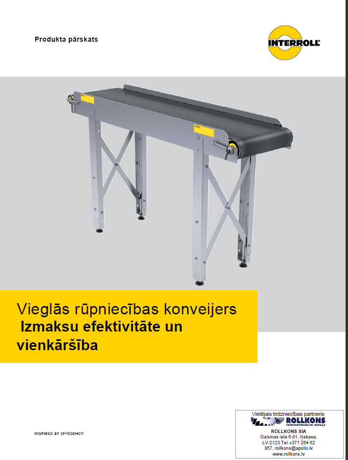 Light Industrial Conveyor INTERROLL catalogue lv