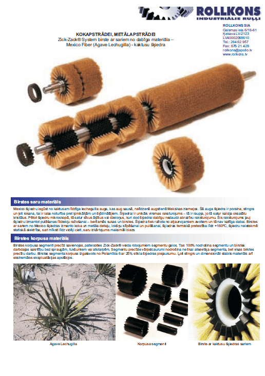 Zick-Zack industrial brushes catalogue